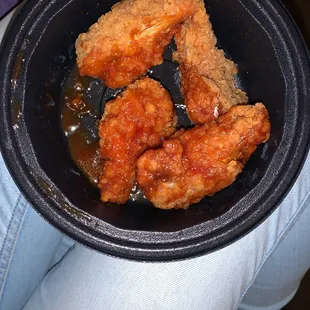 Supposed to be BBQ Fried chicken wings