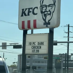 Outside billboard...