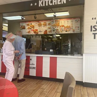 Ordering counter. Inside.