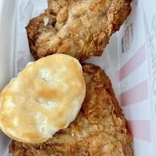 Chicken Breasts and Biscuit