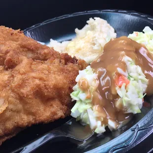 YES gravy on top of Cole slaw bomb!