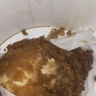 Nasty greesy chicken