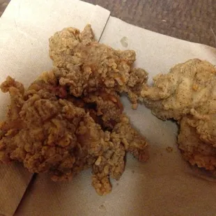 The Boneless chicken looks nothing like the commercial