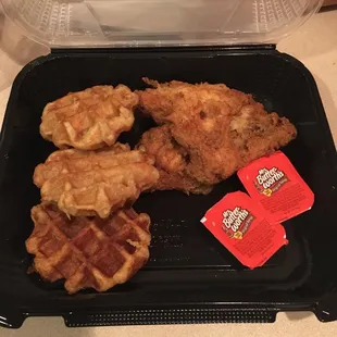 food, waffles