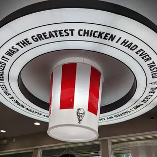 KFC bucket chandelier (1/2)