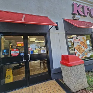 Entrance to KFC
