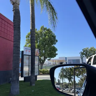 outside