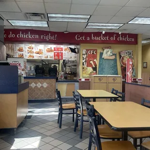 Inside dining/cashier