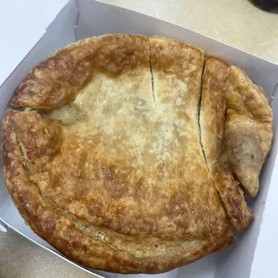 Burnt pot pie