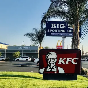 outside