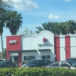 outside