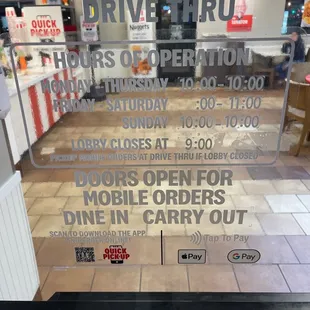 Their hours, which is a lie.