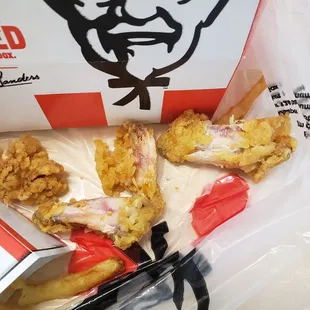 Raw chicken