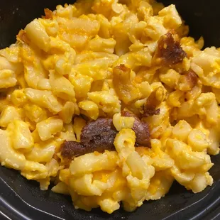 Burnt Mac and chesse and it also cold
