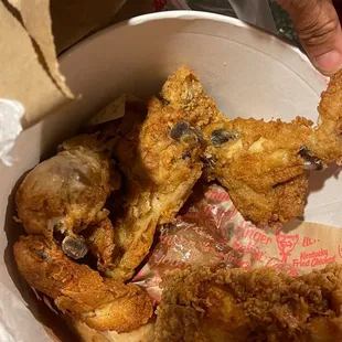 Krispy. Original legs thighs and wings