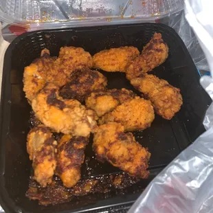 Still not honey bbq wings