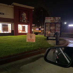Lights shut down throughout drive thru and no one answers, but there are employees inside.