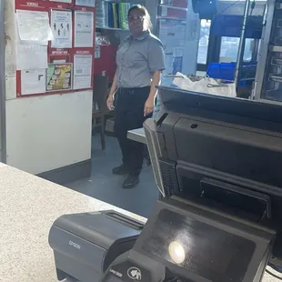 The manager on duty with no name