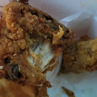 On the other side it's not pretty