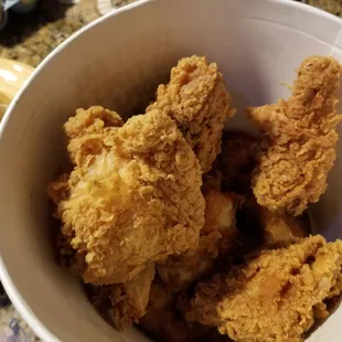 Bought a bucket yesterday with this small thing of coleslaw $26?