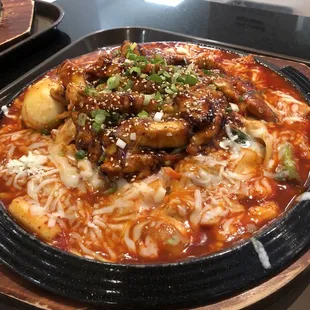 tteokbokki with chicken