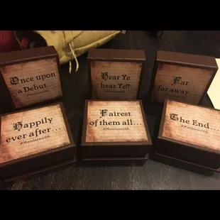 Karina designed labels fit for a princess!