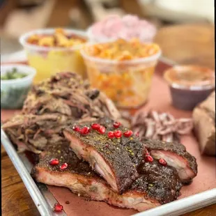 ribs, food, bbq ribs