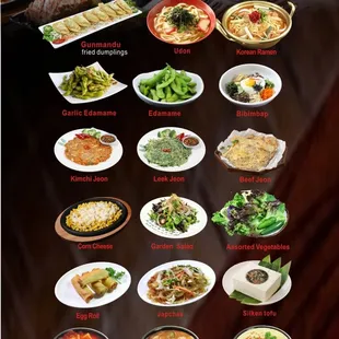all you can eat menu