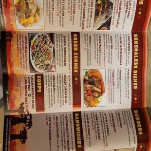 Inside regular menu( entre)