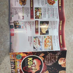Menu side 2