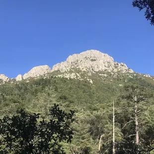 a view of the mountains