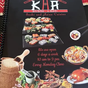 Menu Cover