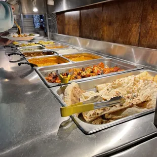 a variety of food items