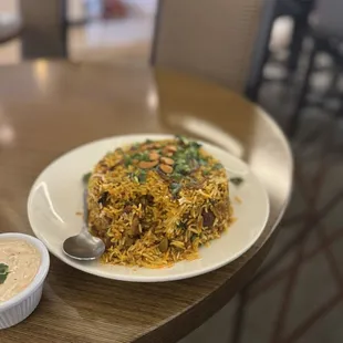 Goat Biryani - this was really amazing, slow cooked and fragrant