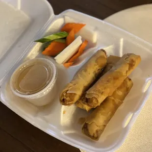 Egg rolls ($8.95)