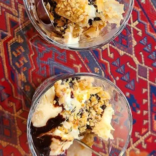 Baklava sundae