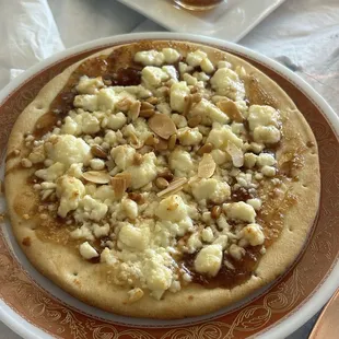 Fig and Feta Manaeesh