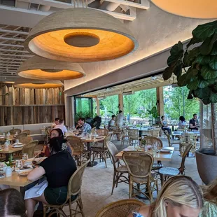 Interior/outdoor seating