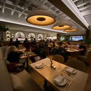 Ambiance - view of bar area from our table.