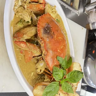 Thai Crab Curry Plate
