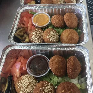 Plate falafel