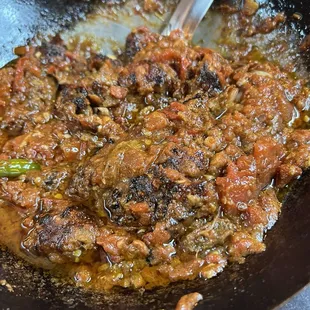 seekh kabob karahi (beef)