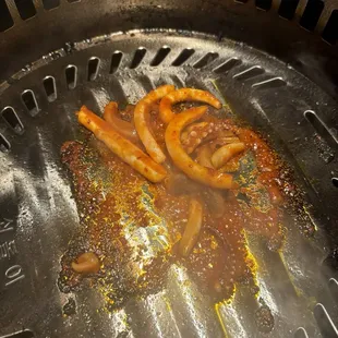 Spicy squid