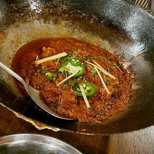 Kadhi paneer not on menu