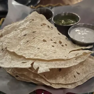 Papadum and Khakra