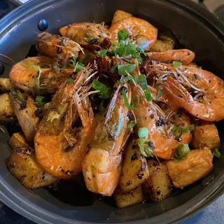 2. Griddle-Fried Spicy Shrimp