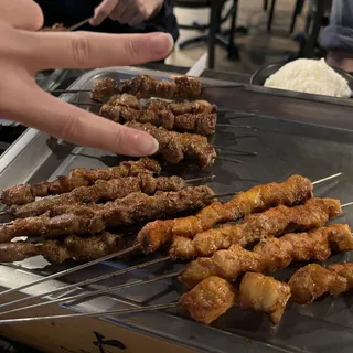 1. Pork Belly Skewer