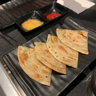 3. Homemade Green Onion Pancake