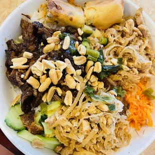 Bun thit nuong cha gio