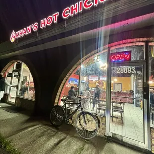 Outside view of restaurant